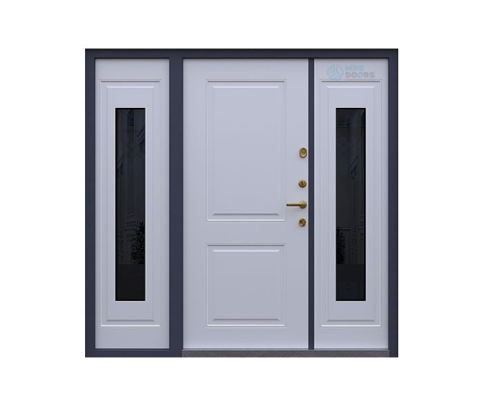 Входная дверь «Бастион» с боковыми фрамугами