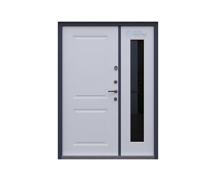 Входная дверь «Lion» с боковым остеклением и терморазрывом