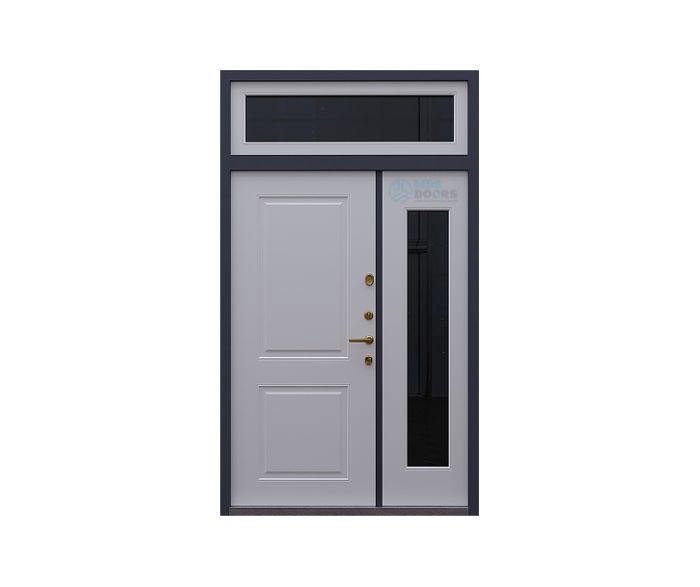 Входная дверь «Армада» с боковой и верхней фрамугой