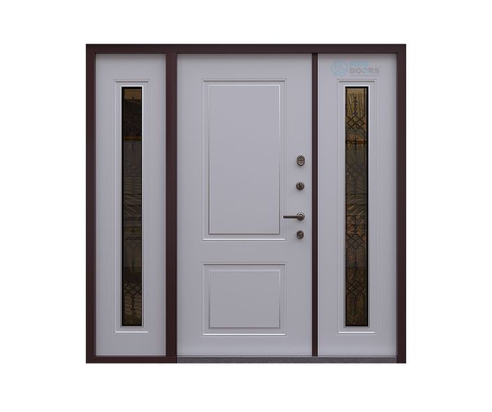 Входная дверь «Fusion» с боковыми фрамугами