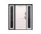 Входная дверь «Fusion Hi-tech» с боковыми фрамугами, утеплением и терморазрывом