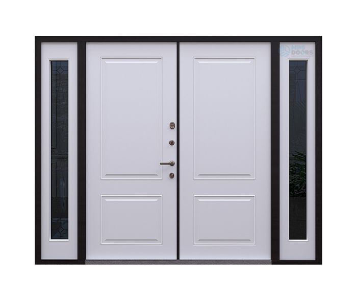 Входная дверь «Fusion» с боковыми фрамугами