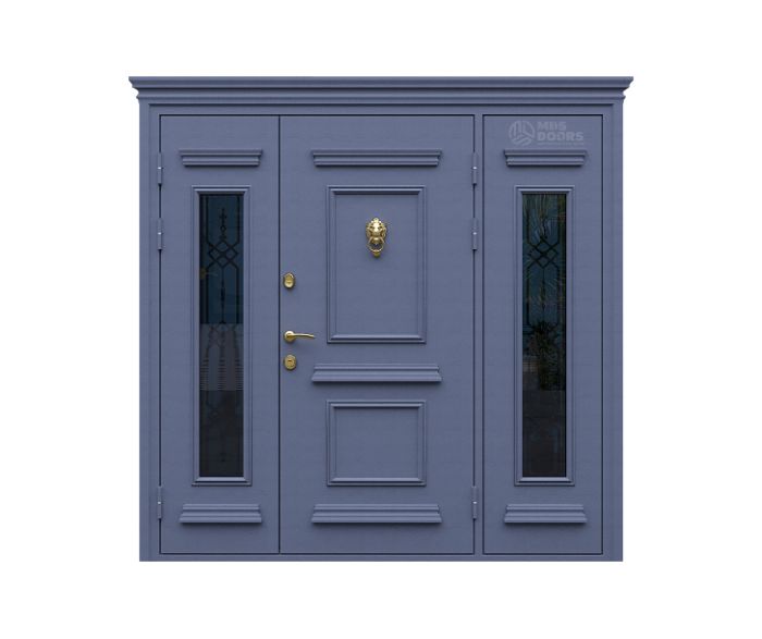 Входная дверь «Бастион» с боковыми фрамугами