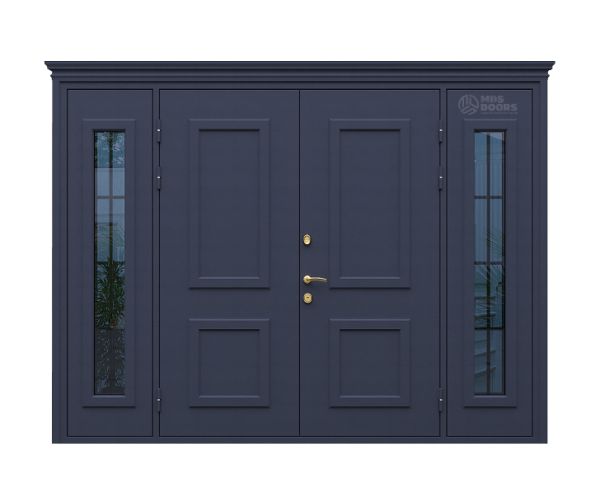 Входная дверь «Агора» с боковыми фрамугами