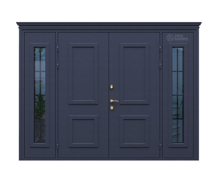 Входная дверь «Агора» с боковыми фрамугами